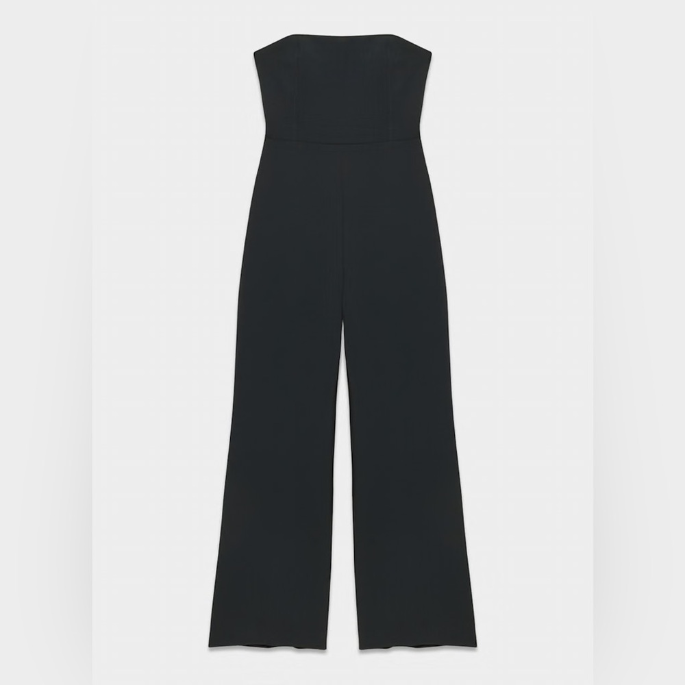 Aritzia Wilfred Black endless Strapless Jumpsuit sz 8 - Picture 5 of 8